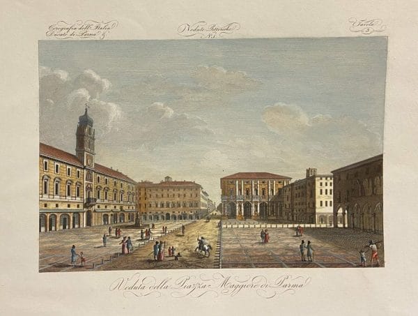 Incisione su rame di A.Sasso per la "Corografia d'Italia" pubblicata in Firenze nell'anno 1844. Per Oliva Stampe Antiche